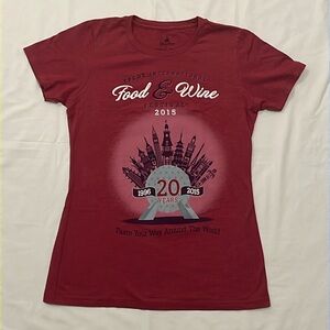 DISNEY Epcot 2015 Food & Wine T-Shirt